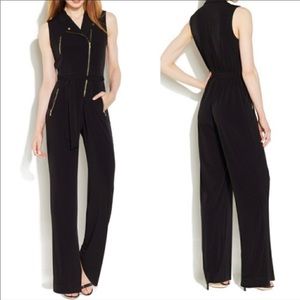 Calvin Klein Black Jumpsuit with gold zipper